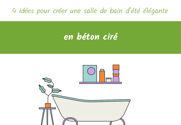 4 idees salle de bain beton cire