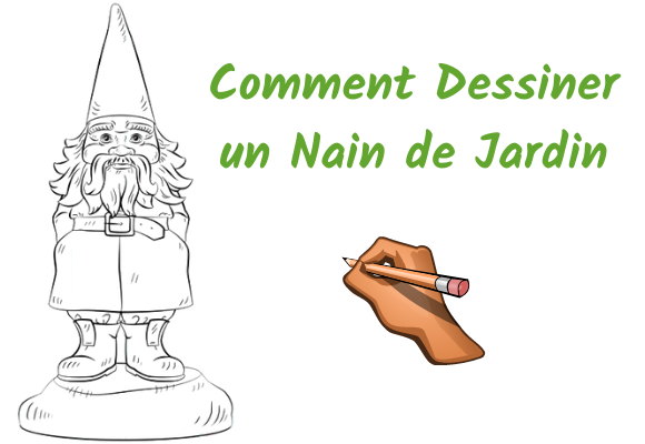 comment dessiner un nain de jardin