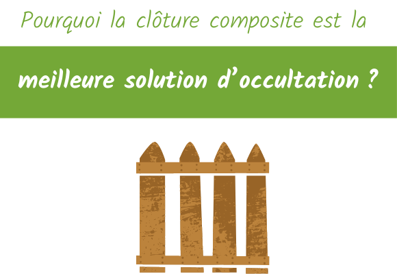 Pourquoi la clôture composite est la meilleure solution d’occultation ?