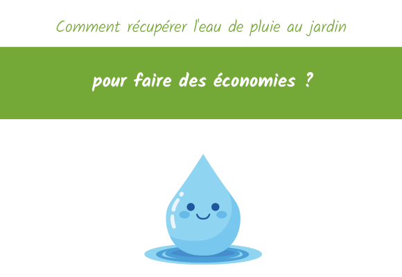 Comment récupérer l'eau de pluie au jardin pour faire des économies