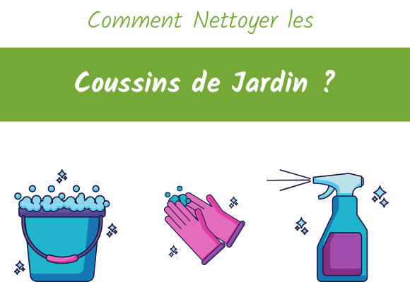 comment nettoyer les coussins de salon de jardin ?