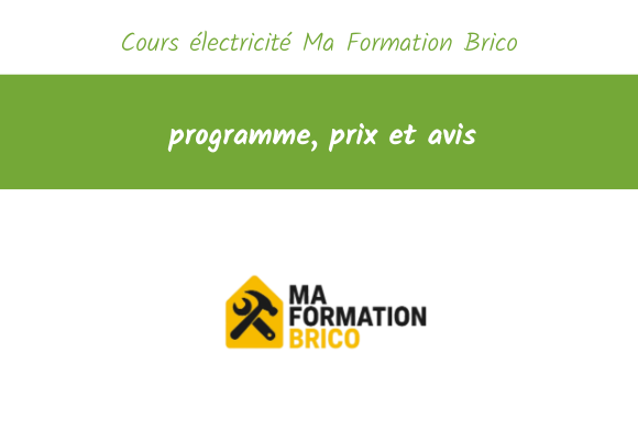 Formation électricité Ma Formation Brico
