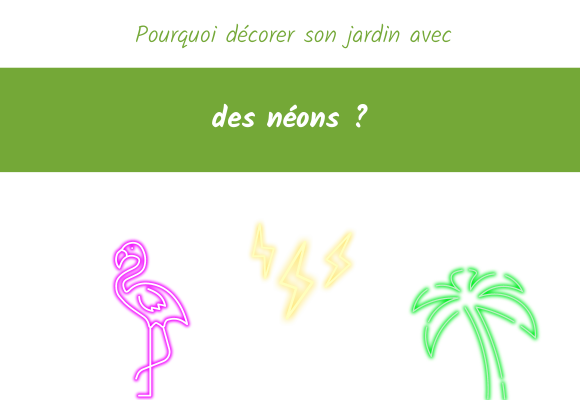 decorer son jardin neon