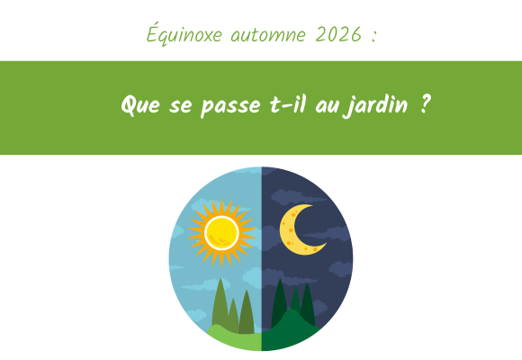 Équinoxe automne 2026  jardin