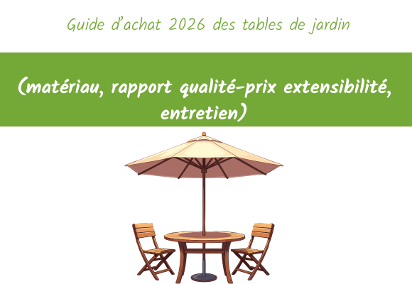guide achat tables de jardin