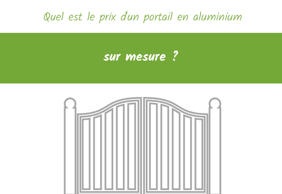 Quel est le prix d'un portail aluminium sur mesure ?