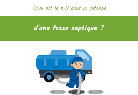 prix vidange fosse septique