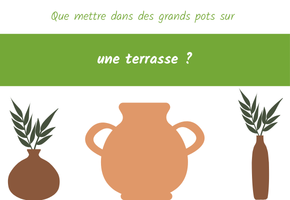 que mettre dans des grands pots sur une terrasse ?