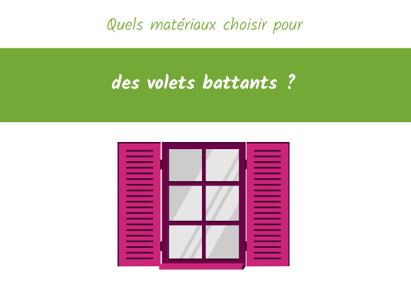 quel materiaux volet battant
