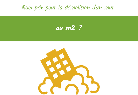 quel prix démolition mur au m2