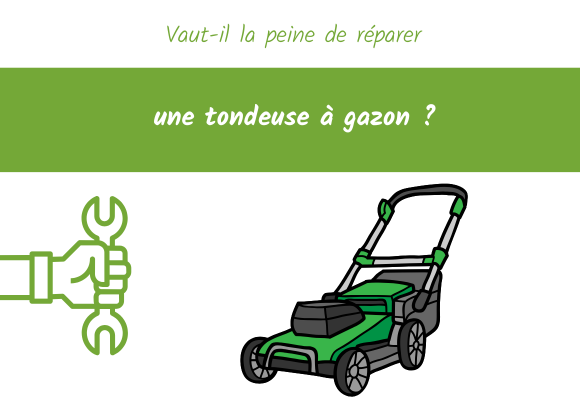vaut-il le coup de réparer une tondeuse à gazon