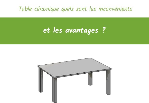 table ceramique inconvenient