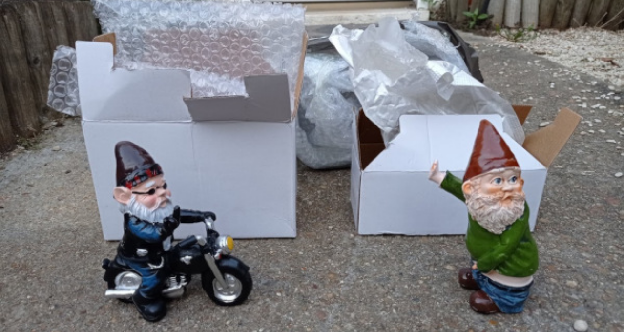 nain de jardin biker et pipi avis client