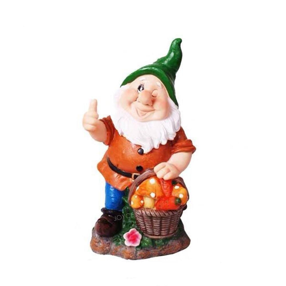 nain de jardin panier de fruit
