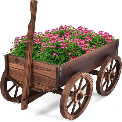 chariot de jardin en bois