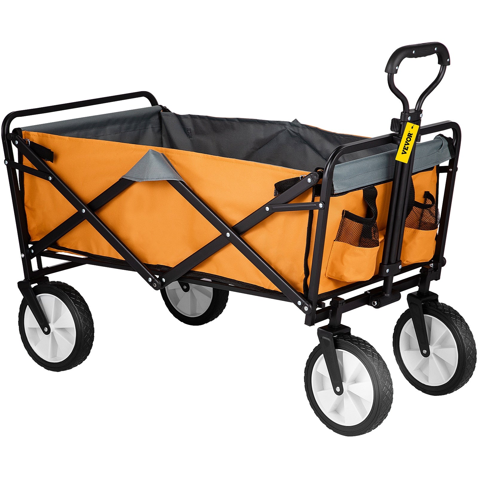 chariot de jardin orange