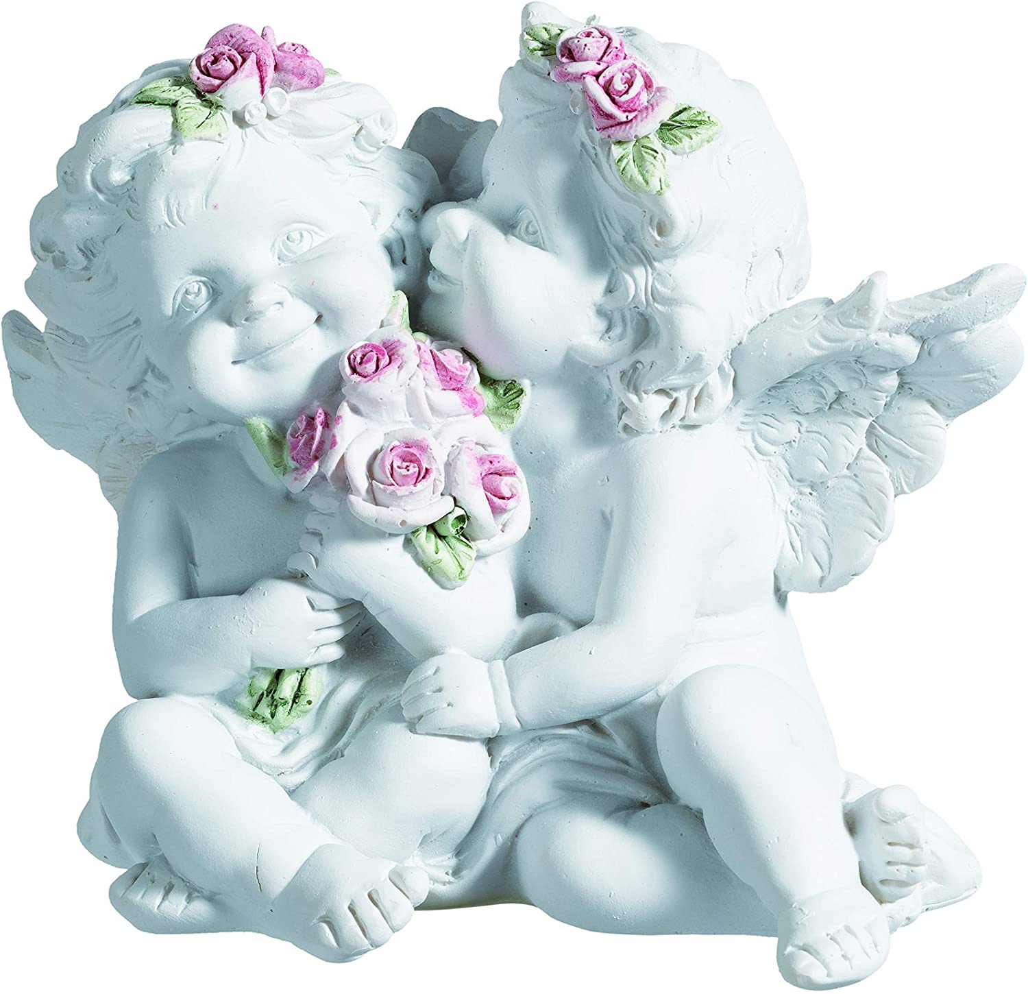 Statue Chérubin Ange Infirmière - Figurine Résine Mignonne Pour Décoration Intérieur, Chambre Ou Bureau