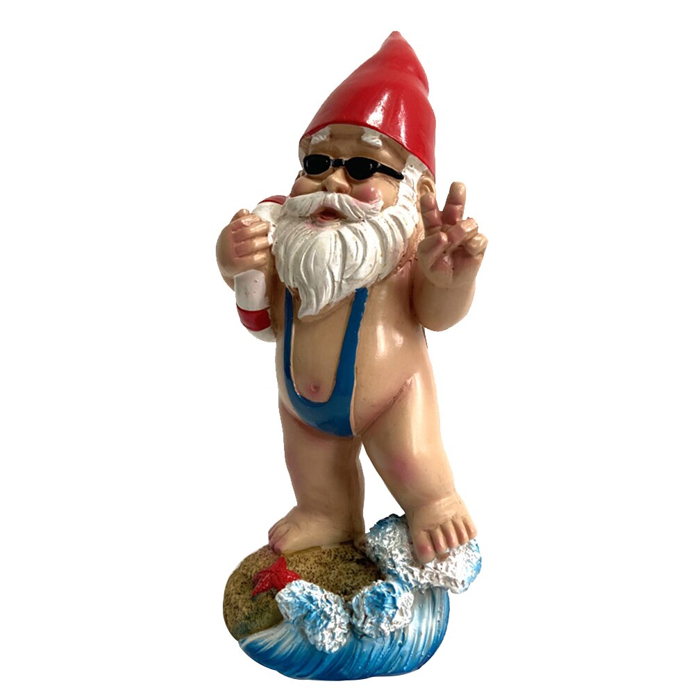 nain de jardin maitre nageur