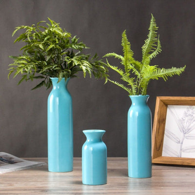 Vase Design Bleu