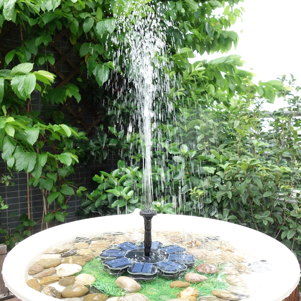 fontaine à eau solaire