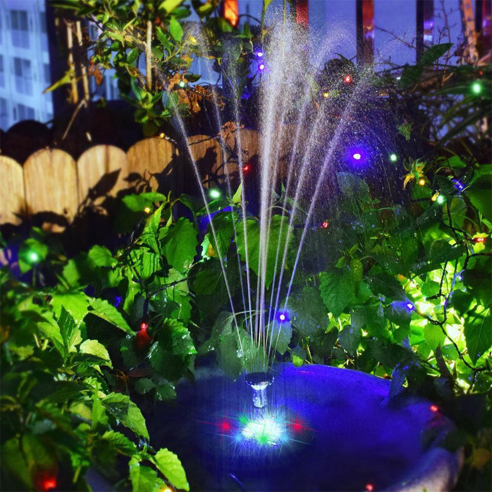 Fontaine à eau d'intérieur lumineuse à LED avec pompe intégrée