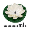 fontaine solaire fleur de lotus