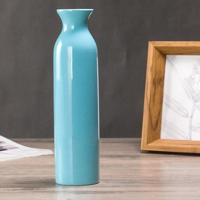 vase design bleu grand