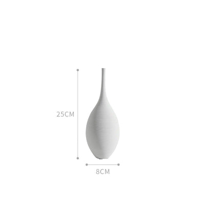 vase ceramique blanc ovale